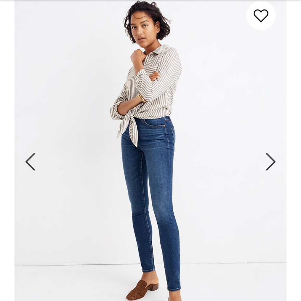 Madewell Petite Curvy High-Rise Skinny Jeans